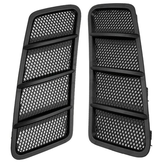 2 stks Voor Hood Ventilatierooster Cover LH & RH Voor Mercedes W166 ML GL 2012-2015 black