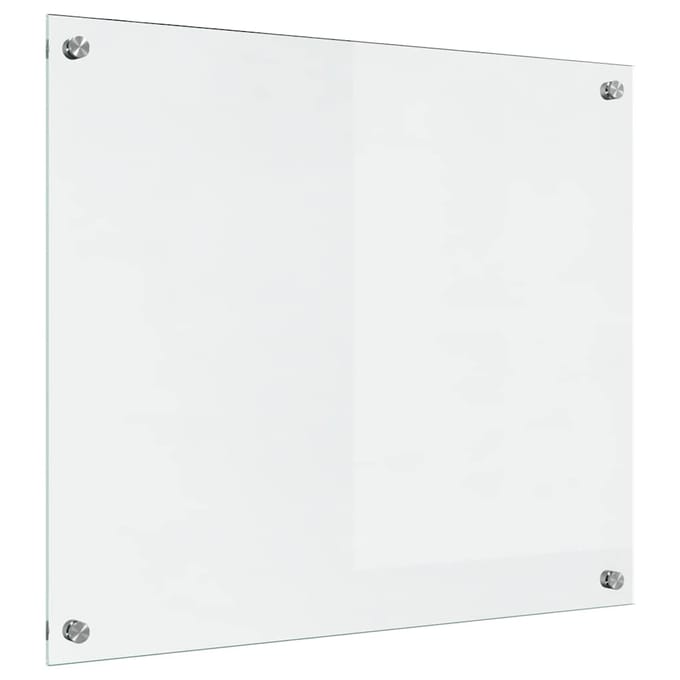 vidaXL - Keukenachterwand - Transparant - 70 - x - 60 - cm - gehard - glas