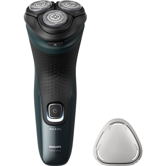 Philips Shaver 3000X Series X3052/00 - Elektrisch scheerapparaat voor mannen - met trimmer - Donkergroen