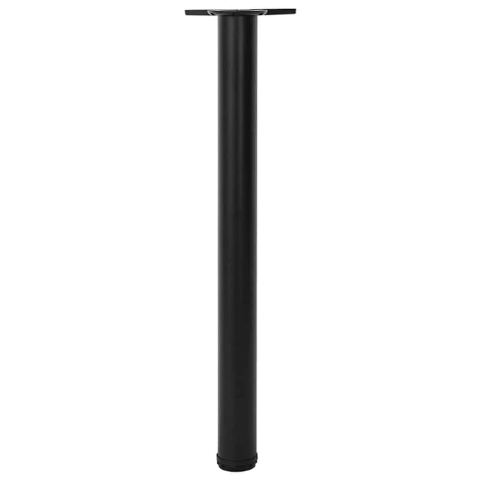vidaXL - Tafelpoten - in - hoogte - verstelbaar - zwart - 710 - mm - 4 - st
