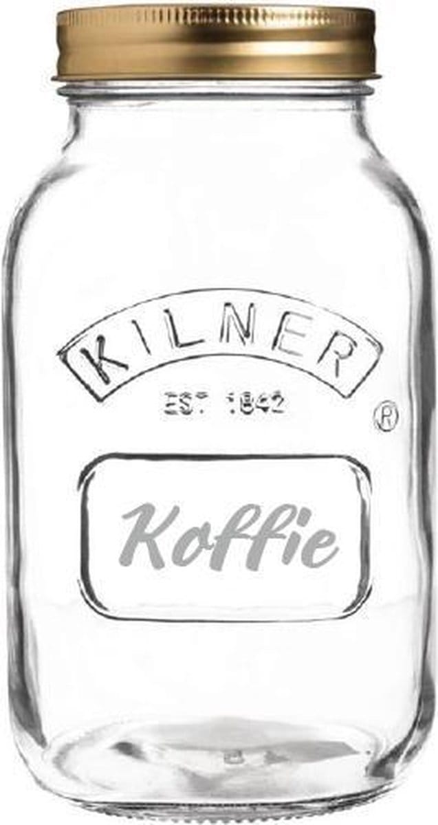 Gegraveerde Weckpot (Koffie)