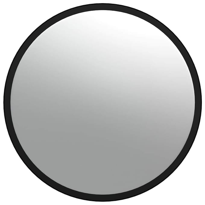vidaXL - Binnen - Verkeersspiegel - Convex - Zwart - Ø40 - cm - Acryl