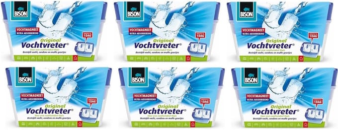 Bison - Vochtvreter - 6 x 900 gr - Voordeelverpakking