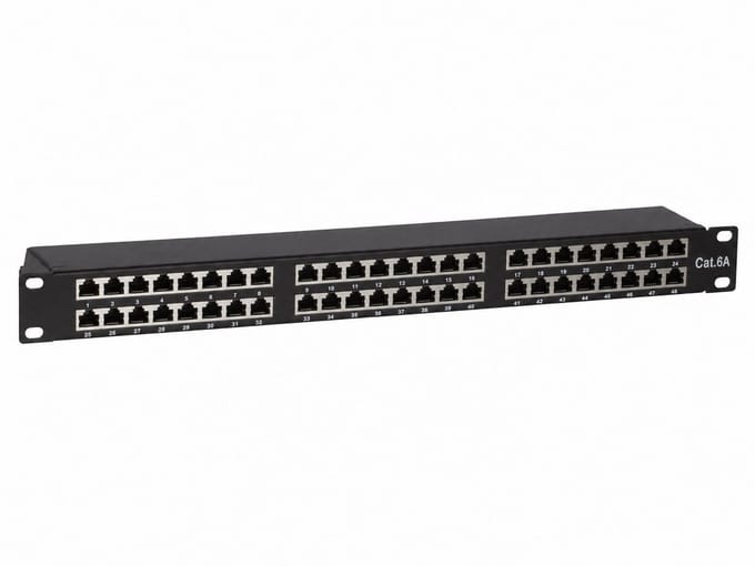DSIT CAT6a STP patchpaneel - 48 poorts
