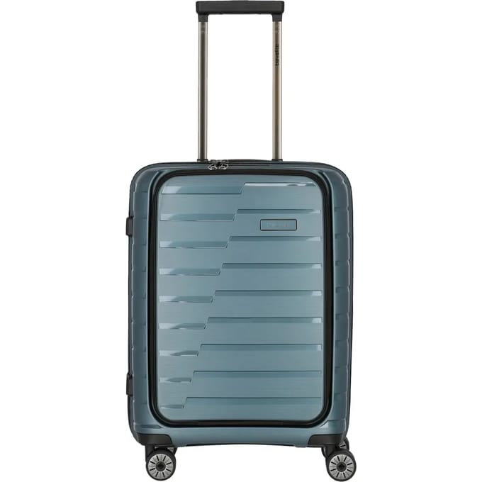Air Base S 4-wiel cabinluggage-front pocket ice blue