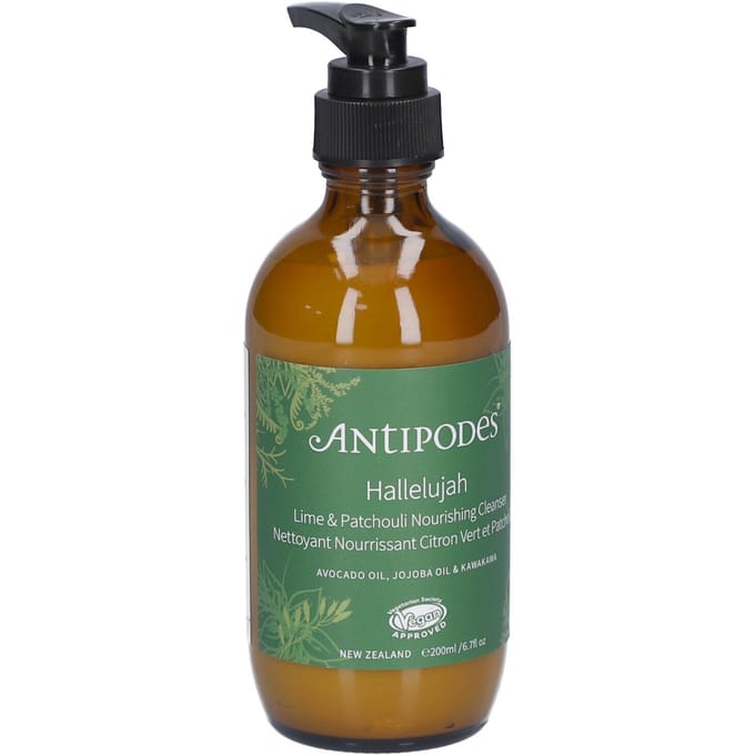 Antipodes Hallelujah Lime and Patchouli Cleanser and Makeup Remover 200ml