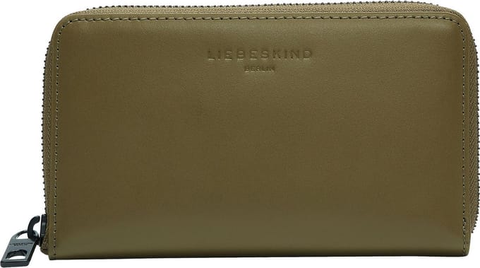 LIEBESKIND BERLIN Portemonnee Paper Bag Carter Frieda Ziparound Wallet Tea Olijfgroen