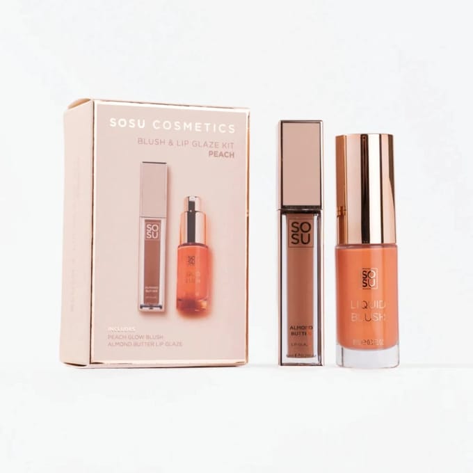 Sosu | Blush and Lip Glaze Giftset Peach - Vegan