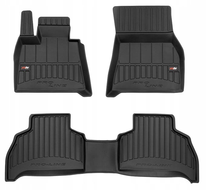 FROGUM 3D - Automatten Set - Perfecte Pasvorm - Geurloos TPE - 6 cm Opstaande Rand