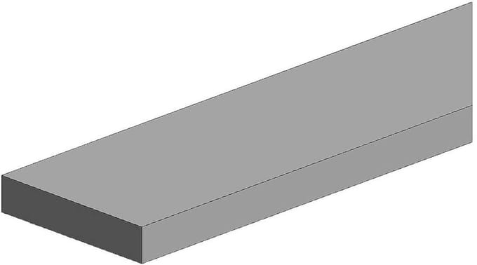 Evergreen Modelbouwdecoratie - 124 Strip 0,5mmX2,0mmX35cm Styreen