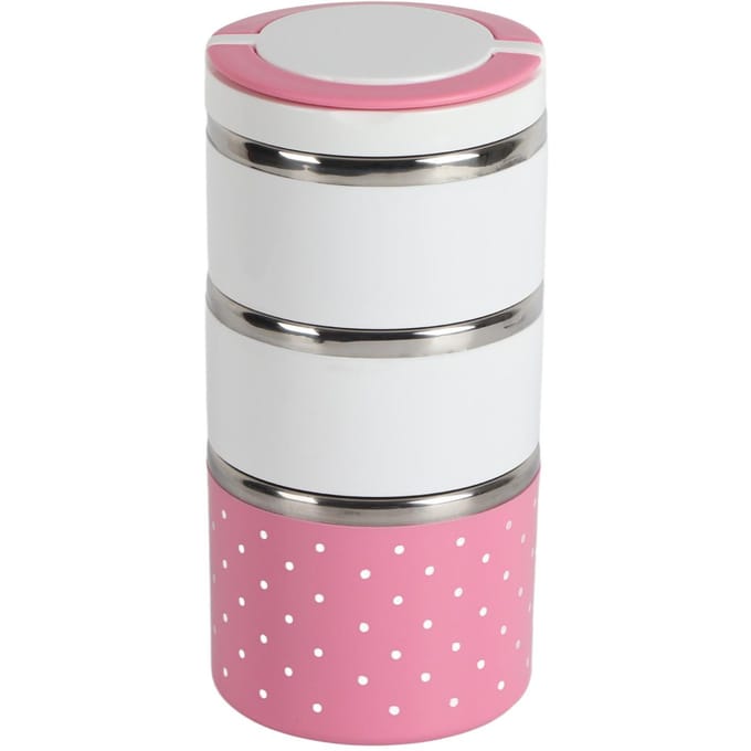 3 Laags Roestvrij Staal Isolatie Thermo Thermische Lunchbox Voedselcontainer Warm white