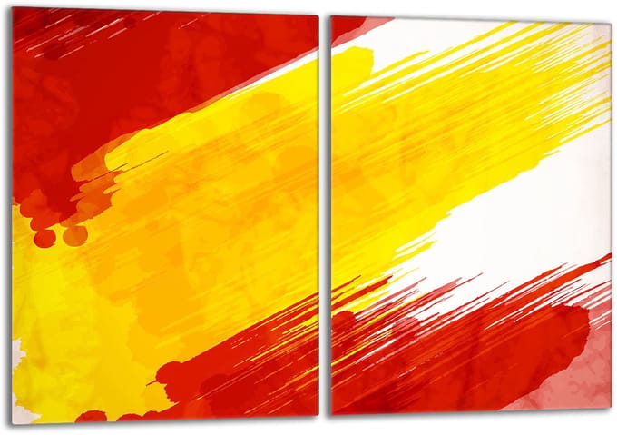 TMK ArtDeko - Glasplaat Bescherming - 40x52 cm - Kleurvol