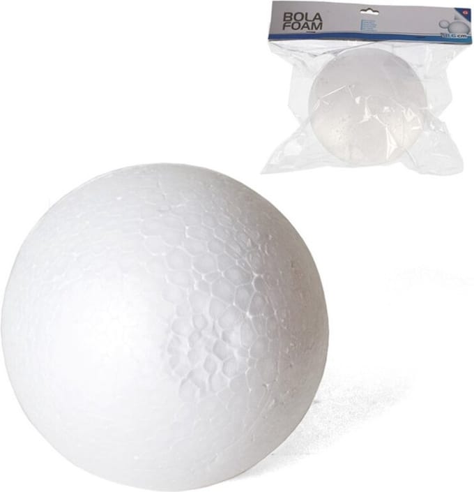 Piepschuim hobby vormen DIY ballen - 1x - styropor bollen - 11,5 cm