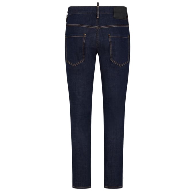 Dsquared2 Marineblauwe Skater Denim Jeans