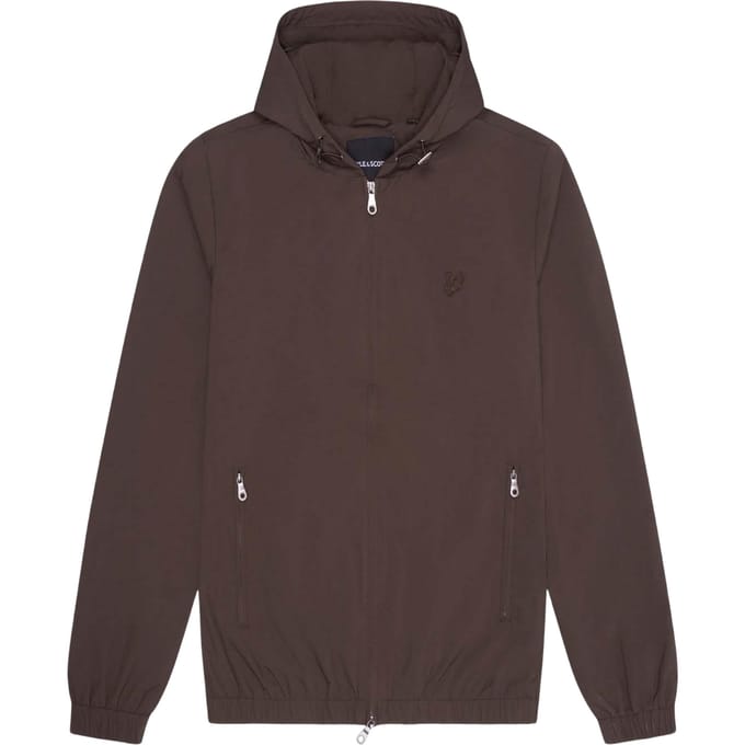 Lyle & Scott Heren Bomberjack met capuchon (Groen)