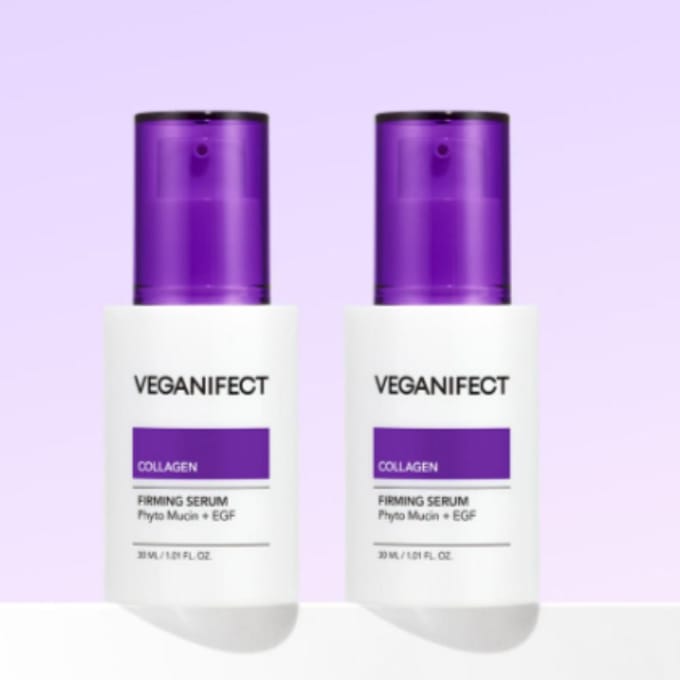 Veganifect Collageen NMN Serum 30ml Duo Set (2st) purple