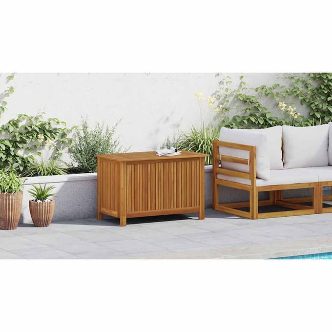 vidaXL - Tuinbox - 90x50x58 - cm - massief - acaciahout