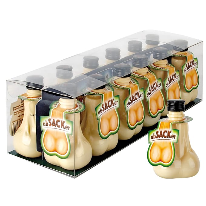 Krugmann abSACKer Haselnuss-Likör 20% Vol. 12x0,02l PET