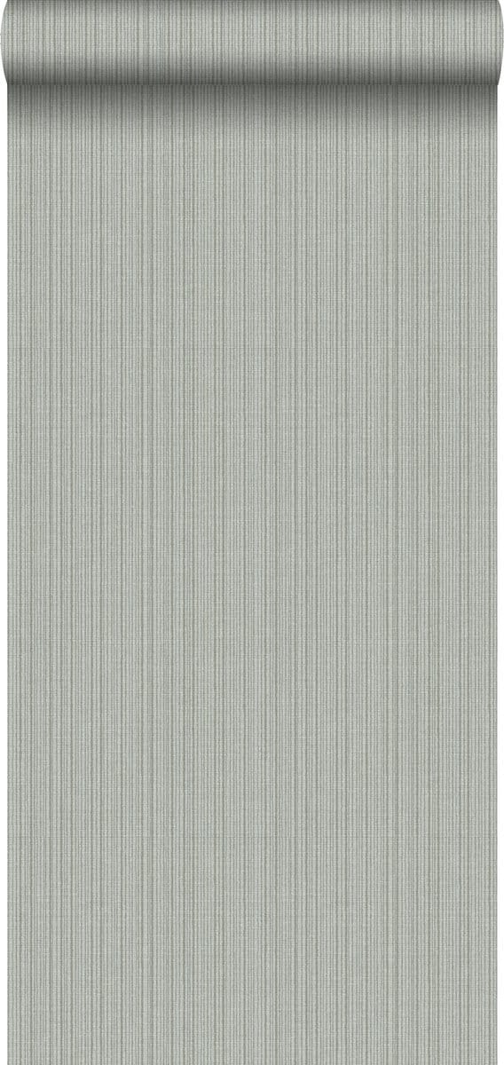 Origin Wallcoverings behang geweven structuur grijs - 347629 - 0,53 x 10,05 m