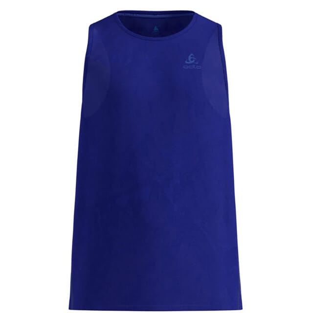 Odlo Odlo Tank crew neck ZEROWEIGHT ENGINEERED CHILL-TEC BLAUW - Maat M