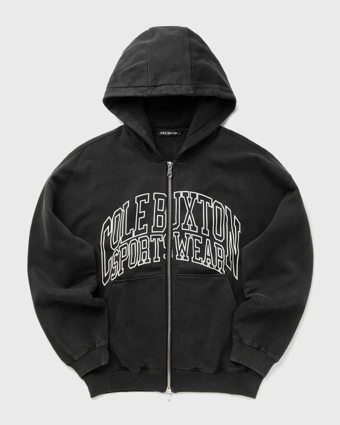 APPLIQUE FADE ZIP HOODIE