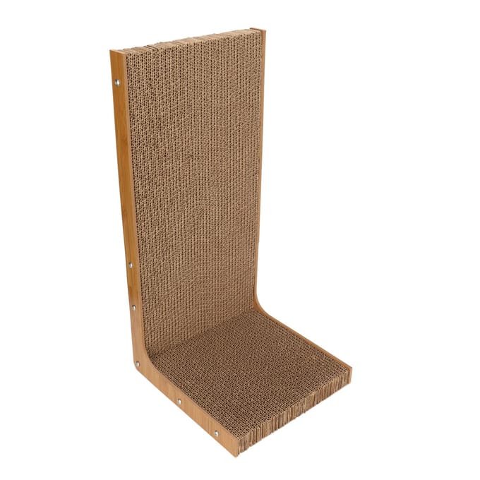 Kattenkrabplank Klauwen Slijpen Krasbestendig Kattenkruid Grappige Golfkartonnen Kattenkrabplank brown
