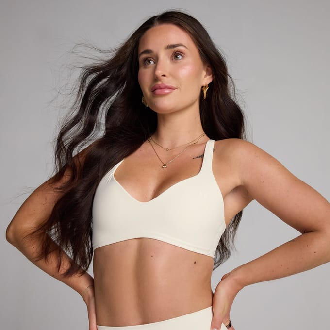 MP Dames Tempo Twist Back Sport-bh - Kokosnoot - XXL