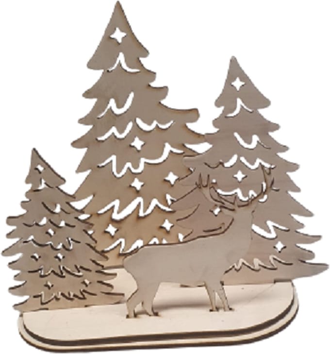 Kerst decoratie - hout