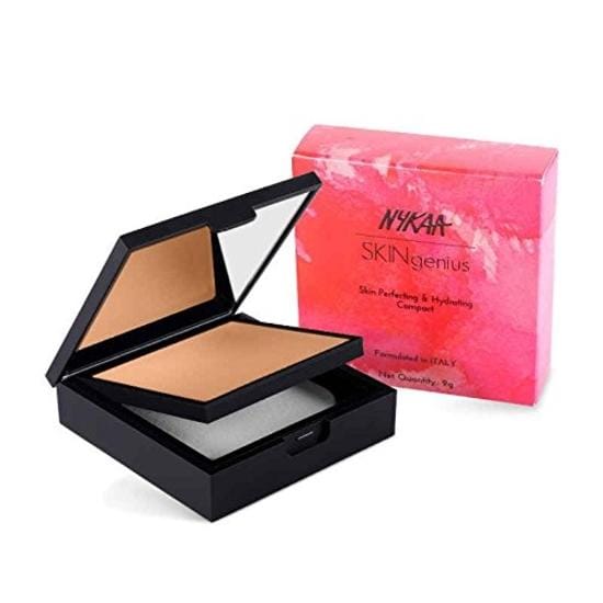Nykaa Huid Perfectionerend En Hydraterend Compact (Warm Honing 03) red