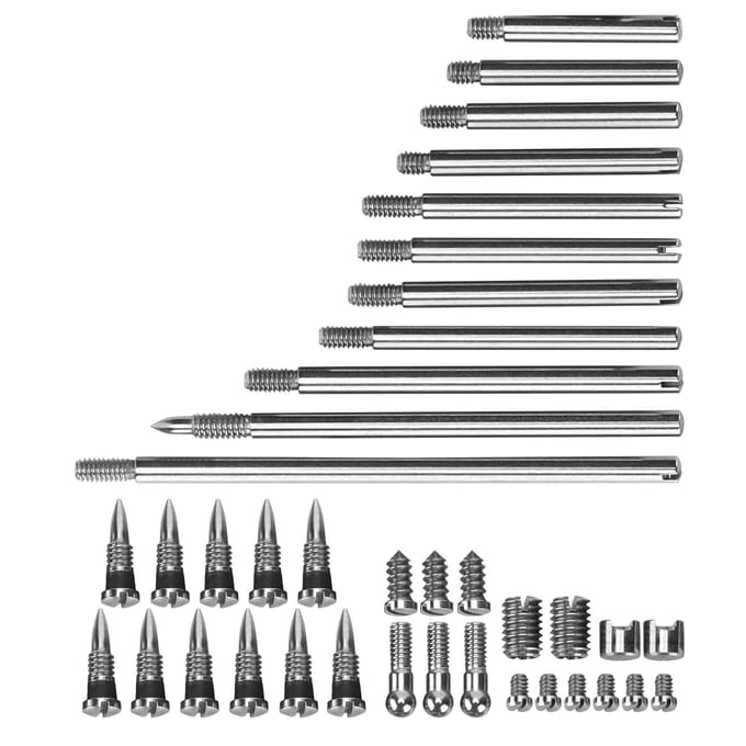 Klarinet Reparatie Onderdelen Roestvrij Staal Roller Schroef Instrument Accessoire Vervanging W57 black