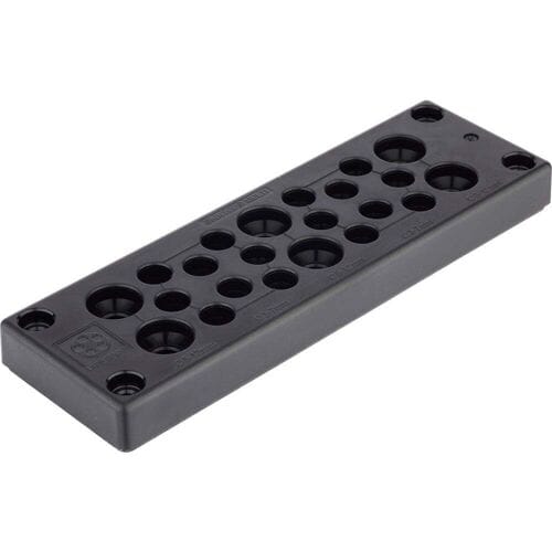 LAPP SKINTOP® MULTI Version 2 Meervoudige kabeldoorvoerplaat Klem-Ø (max.) 16 mm Plaatdikte (max.) 14 mm Polycarbonaat 1 stuk(s)