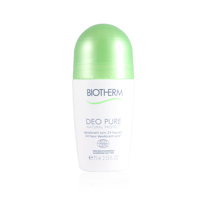 Biotherm Deo Pure Natural Protect Deodorant - Roll-On Deodorant - 24H Anti-Transpirant - Met Aloë Vera - 75ml
