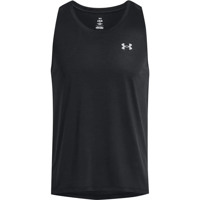 Under Armour T-Shirt Ua Launch Singlet Black 001-S (US SM)