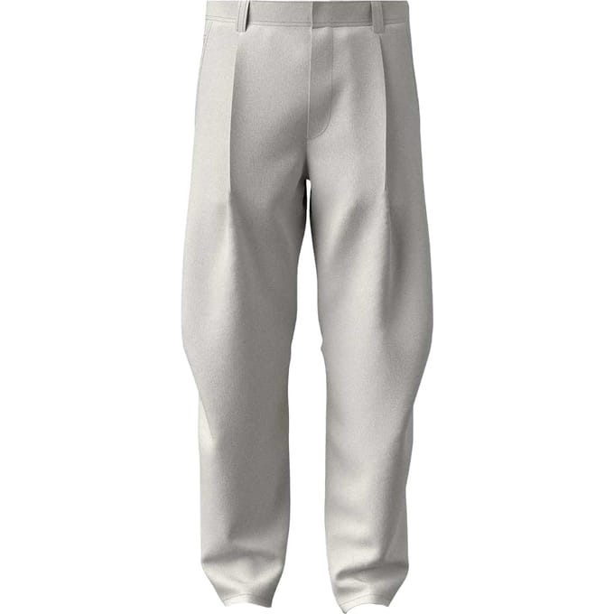 Diesel Herenbroek van Arthur met relaxte pasvorm (Wit)