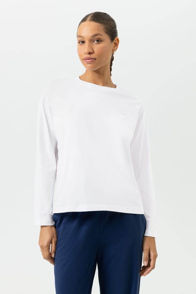 mey Shirt Met Lange Mouwen Serie Solid Love