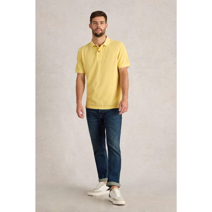 White Stuff Utility Polo Light Yellow Taglia: S | Polo Outlet | Uomo | Giallo