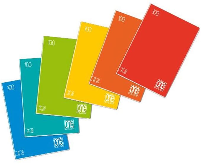 Blasetti One Color MAXI schrijfblok & schrift A4 25 vel Meerkleurig