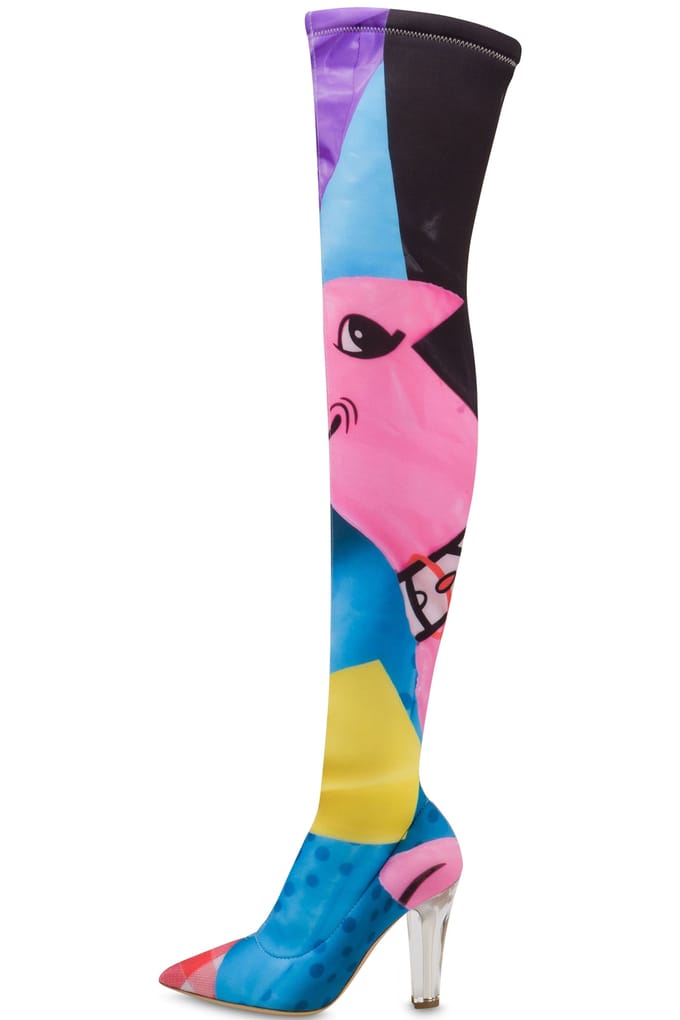 Moschino Stivaled.pc Mn73/100 Lycrast.multic Taglia: 36 | Stivali Outlet | Donna