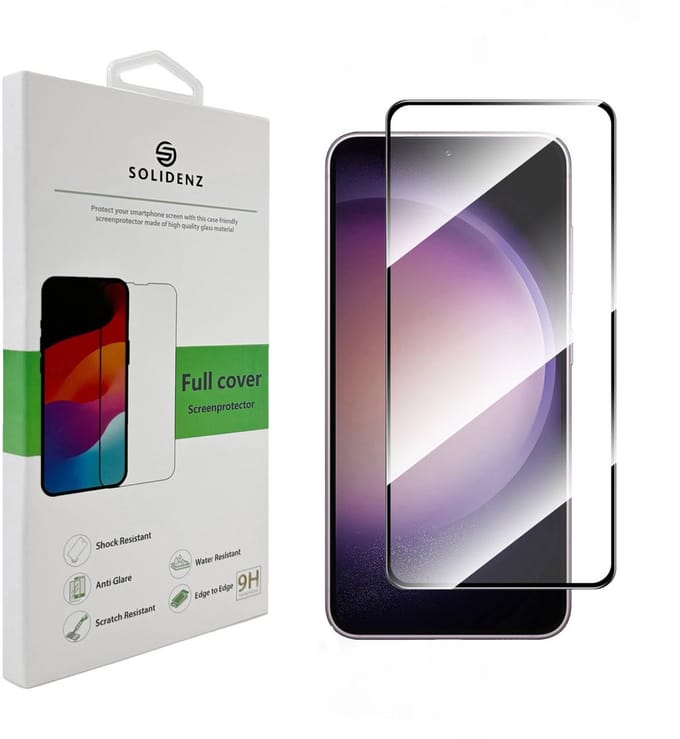 Solidenz Screenprotector - Geschikt voor Samsung Galaxy S24 FE - Premium Fullcover