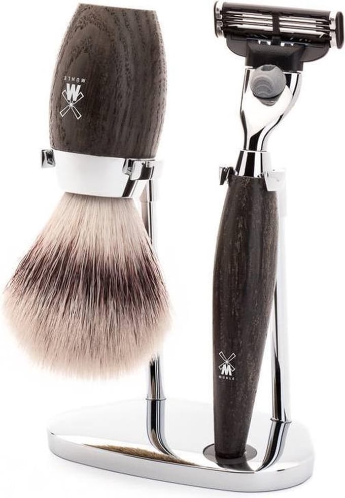 MÜHLE -Scheerset Kosmo 3-delig - Moeraseik - Mach3