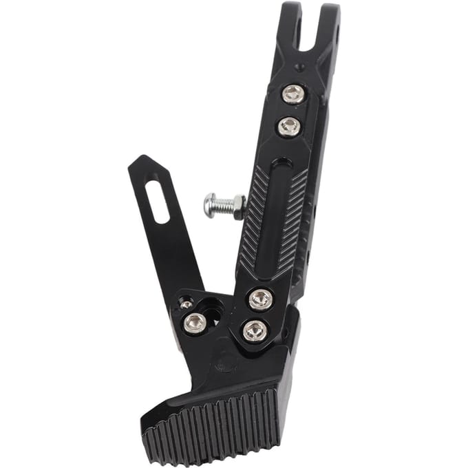 Motorfiets Accessoires Gemodificeerd CNC Verstelbare Tripod Kickstand Voet Zijsteun Stand zwart