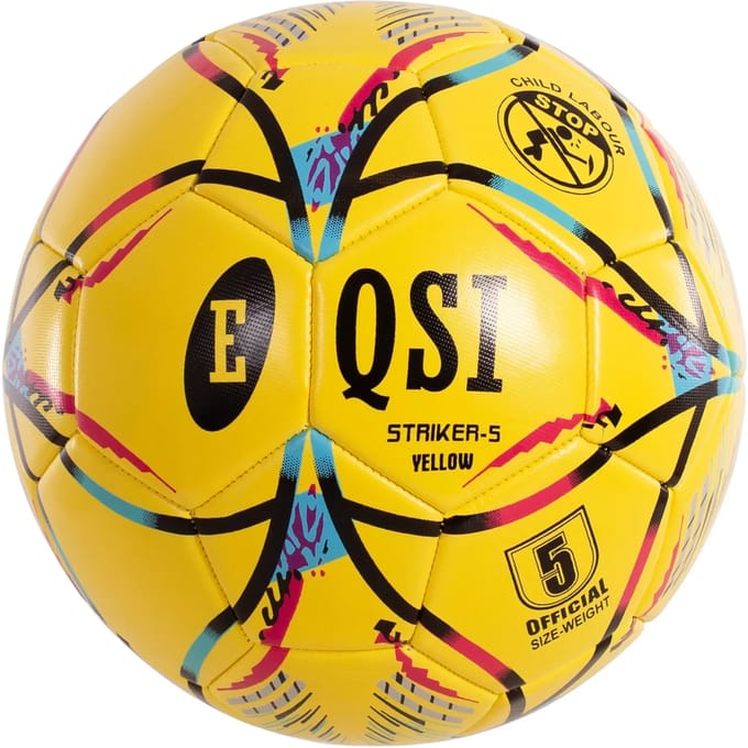Voetbalbal Eqsi Striker maat 5 Amarillo FÚTBOL 11