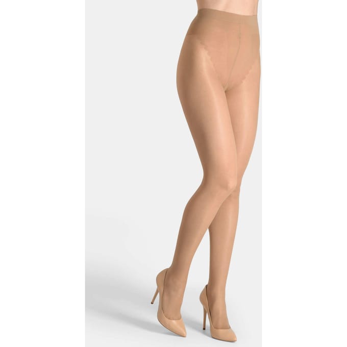 Panty van matte 40 denier - karamel - Gr. 4 van Goldner Fashion