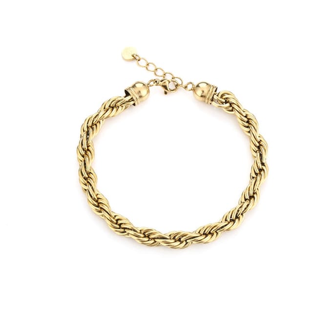 Bijoutheek Armband (sieraad) Gedraaid Gold