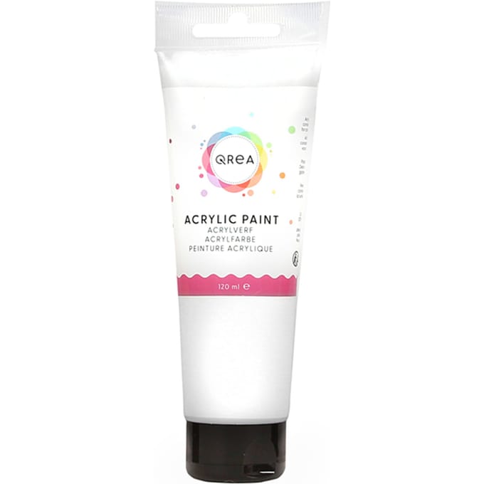 Acrylverf Qrea 120 ml wit