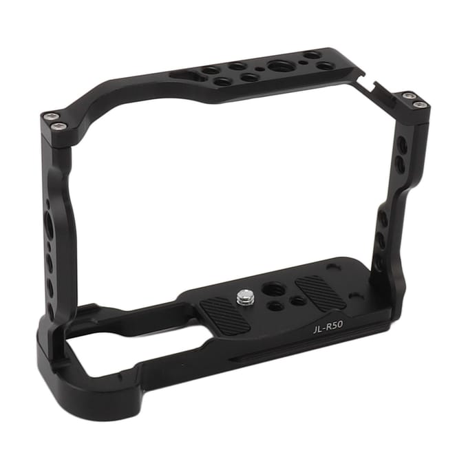 Camera Kooi Uitbreiding Camera Kooi met 14 38 Schroefgat Aluminium Camera Video Kooi voor R50 black
