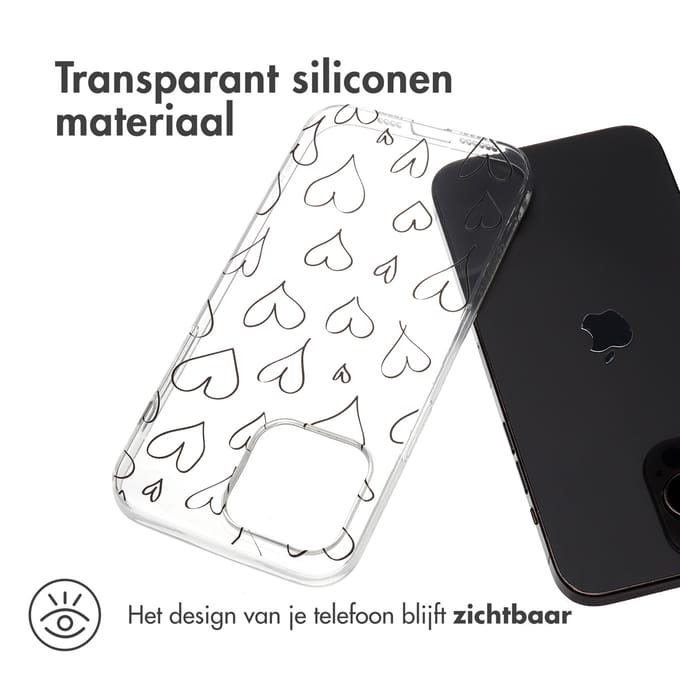 imoshion Design hoesje voor de Apple iPhone 15 Pro Max - Hearts