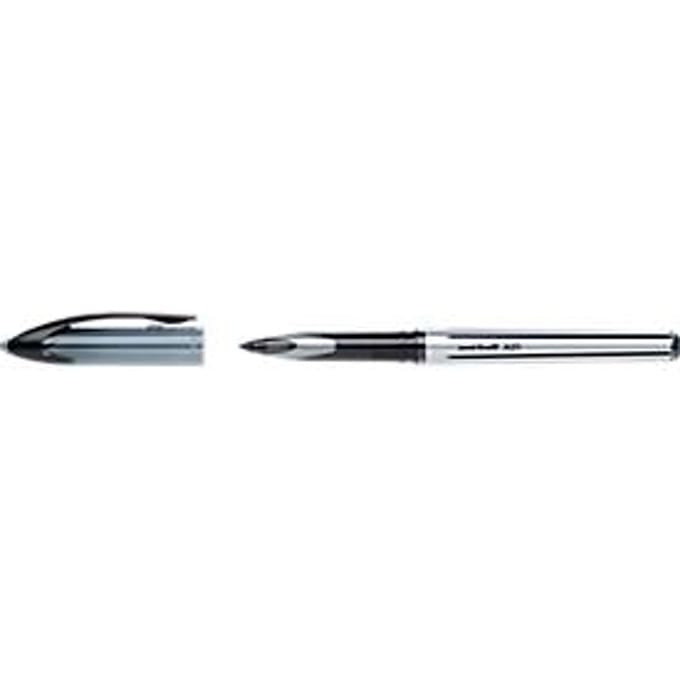 Liquid ink ballpoint pen Uni-Ball Air Micro UBA-188-M Zwart 12 Stuks