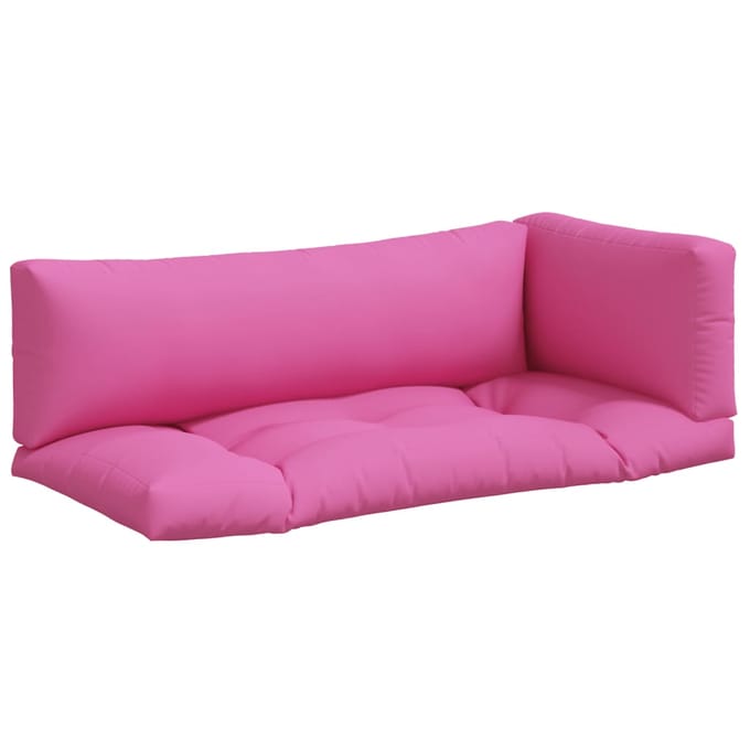 vidaXL - Palletkussens - 3 - st - oxford - stof - roze