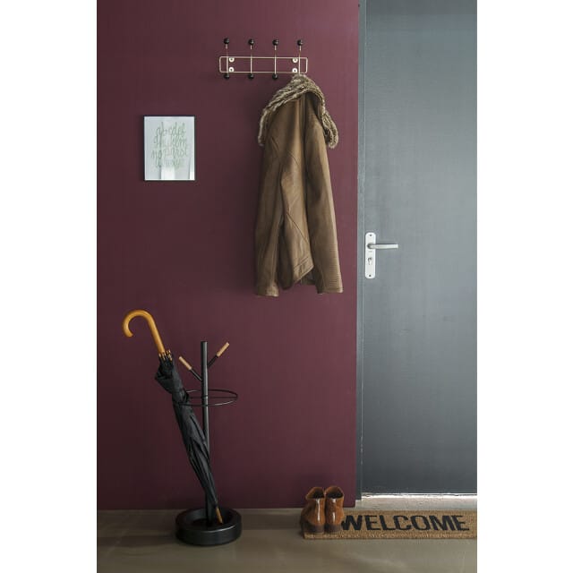 Present Time - Deurmat Welcome - Zwart - 75x25x1,5cm
